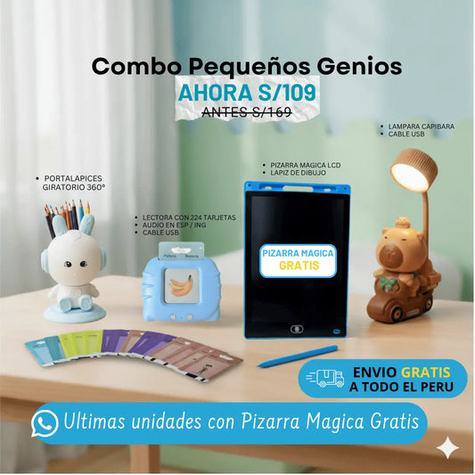 COMBO PEQUEÑOS GENIOS